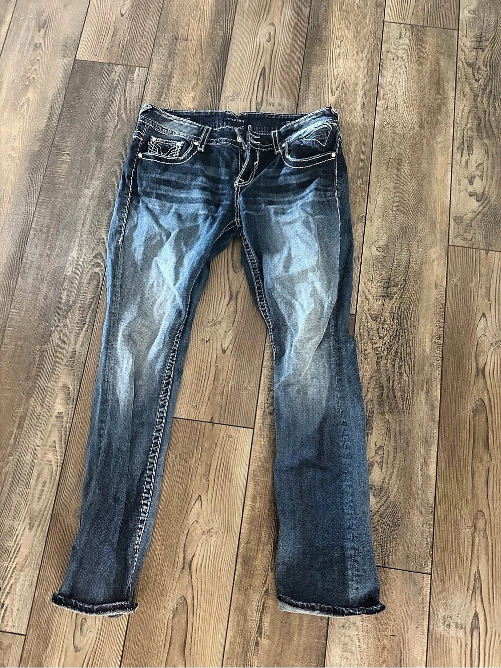 Vigoss The New York Bootcut Jeans Skinny Jeans in Blue Size M (12)